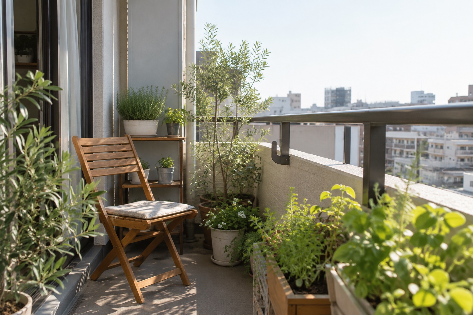 植物を楽しむバルコニーの参考イメージ
