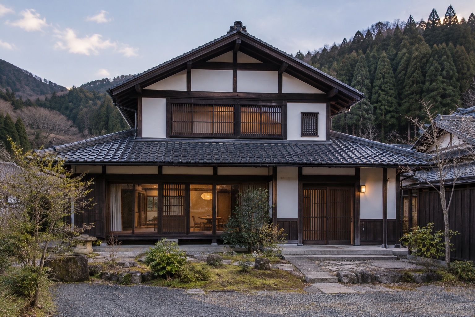 木の梁を生かした和風住宅の参考イメージ